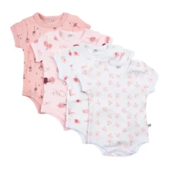 Kortärmad Body 4-pack - Lightrose