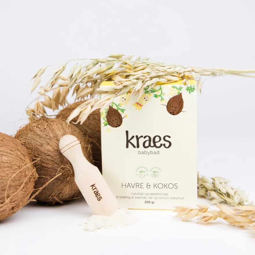 Kraes Babybad Med Havre/Kokos 200g