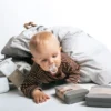 Lakan till babynest 38x80 cm - Grå