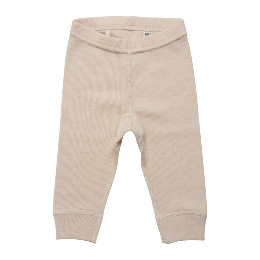 Leggings I Ull - Sandshell Melange