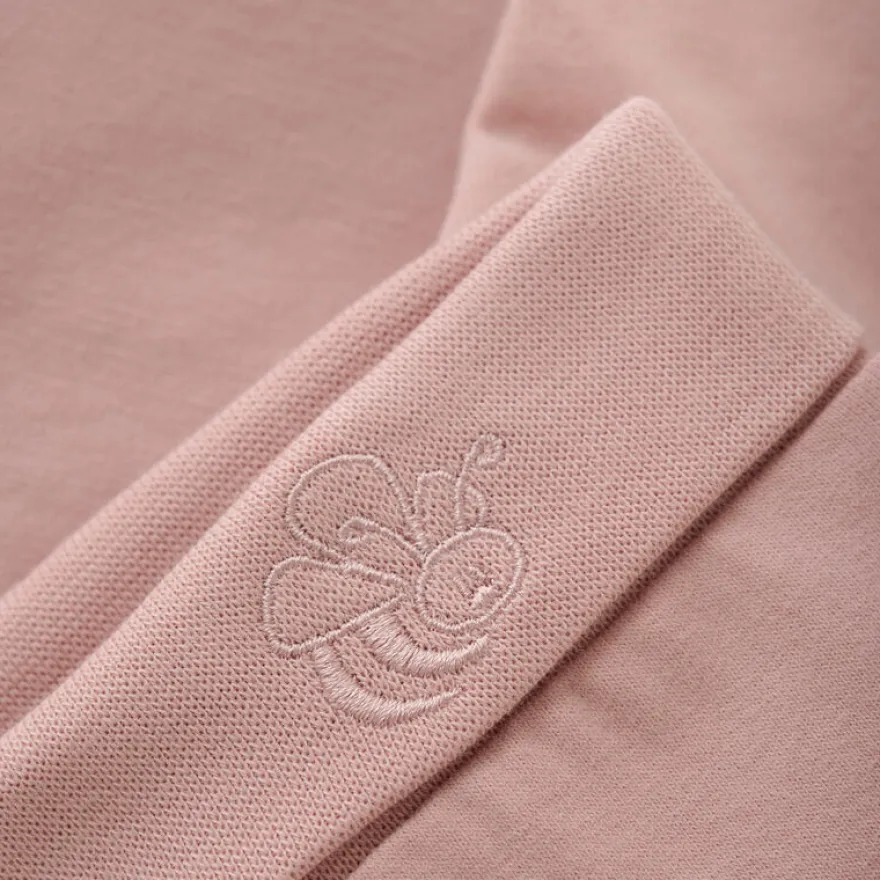 Leggings med Fot - Solid - Pale Mauve