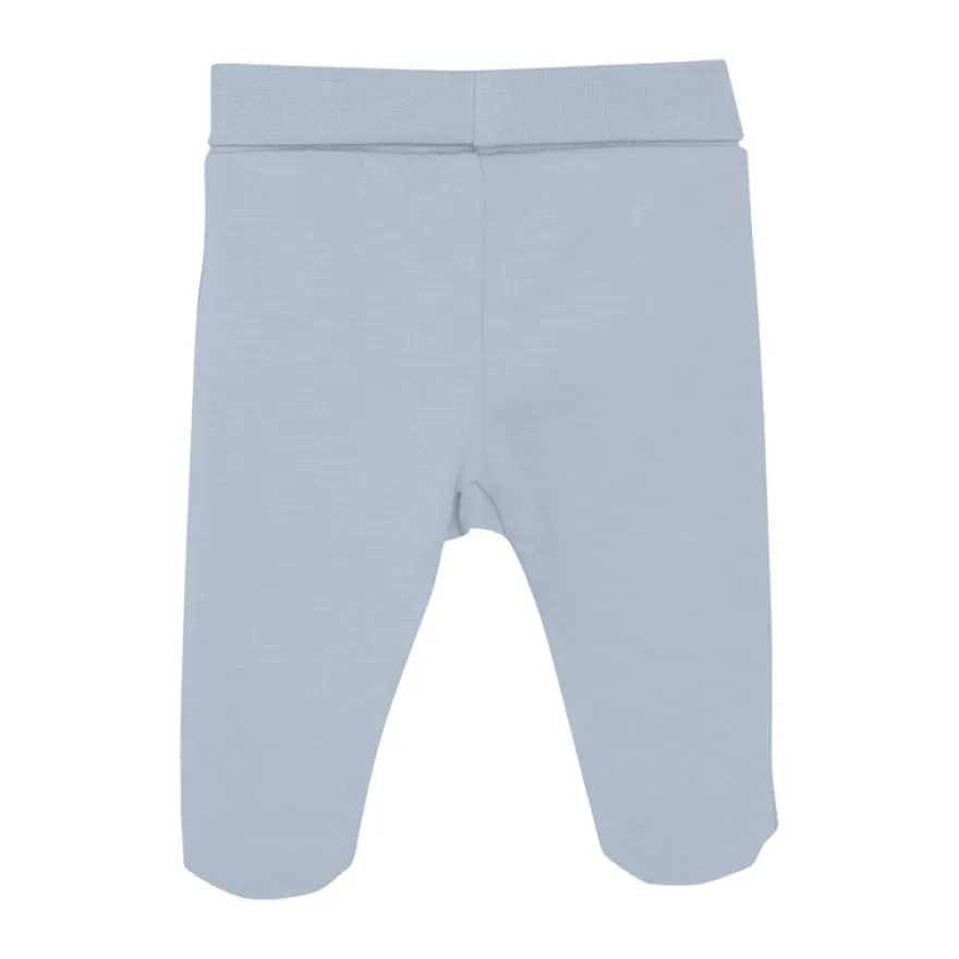 Leggings med Fot - Solid - Zen Blue