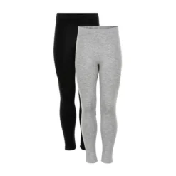 Leggings 2-pack - Black/Grey