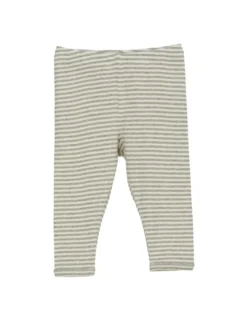 Leggings Randig - Sage/Eucalyptus
