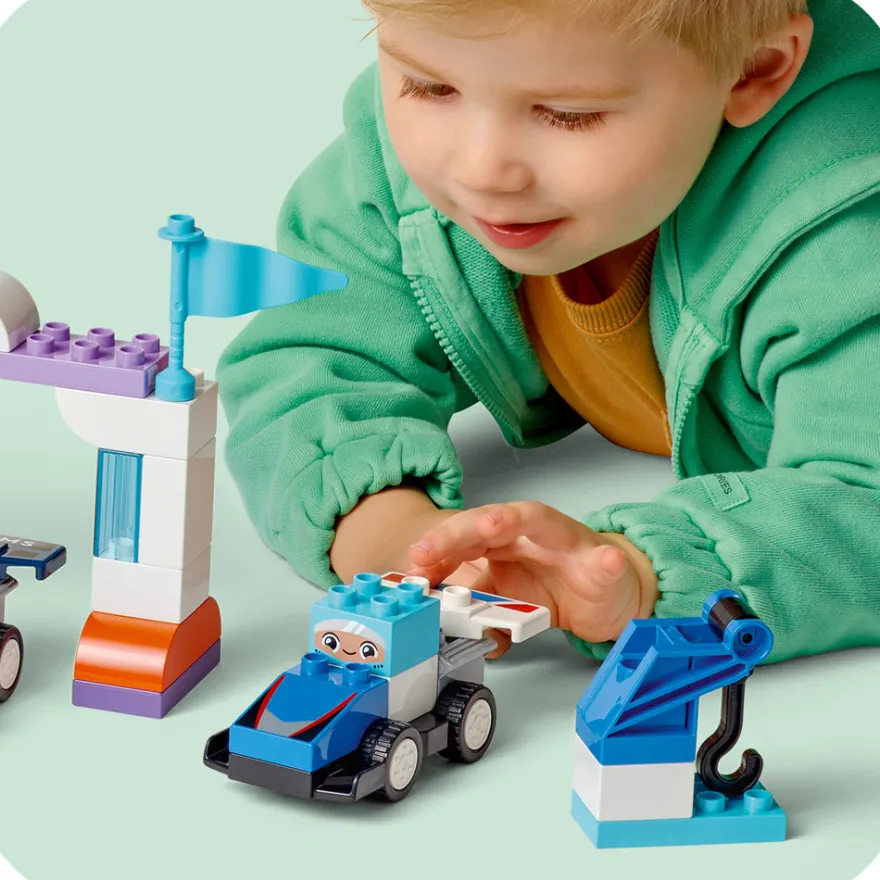 LEGO Duplo F1-teams m. Racerbilar & Förare