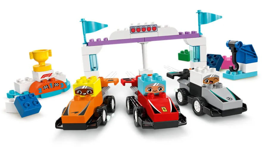 LEGO Duplo F1-teams m. Racerbilar & Förare