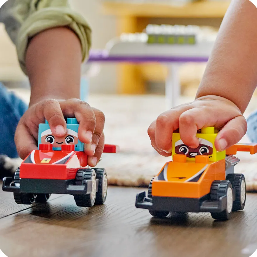LEGO Duplo F1-teams m. Racerbilar & Förare