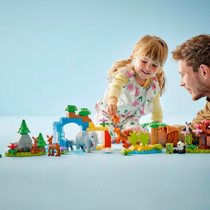 LEGO Duplo 3-i-1 Vilda Djurfamiljer