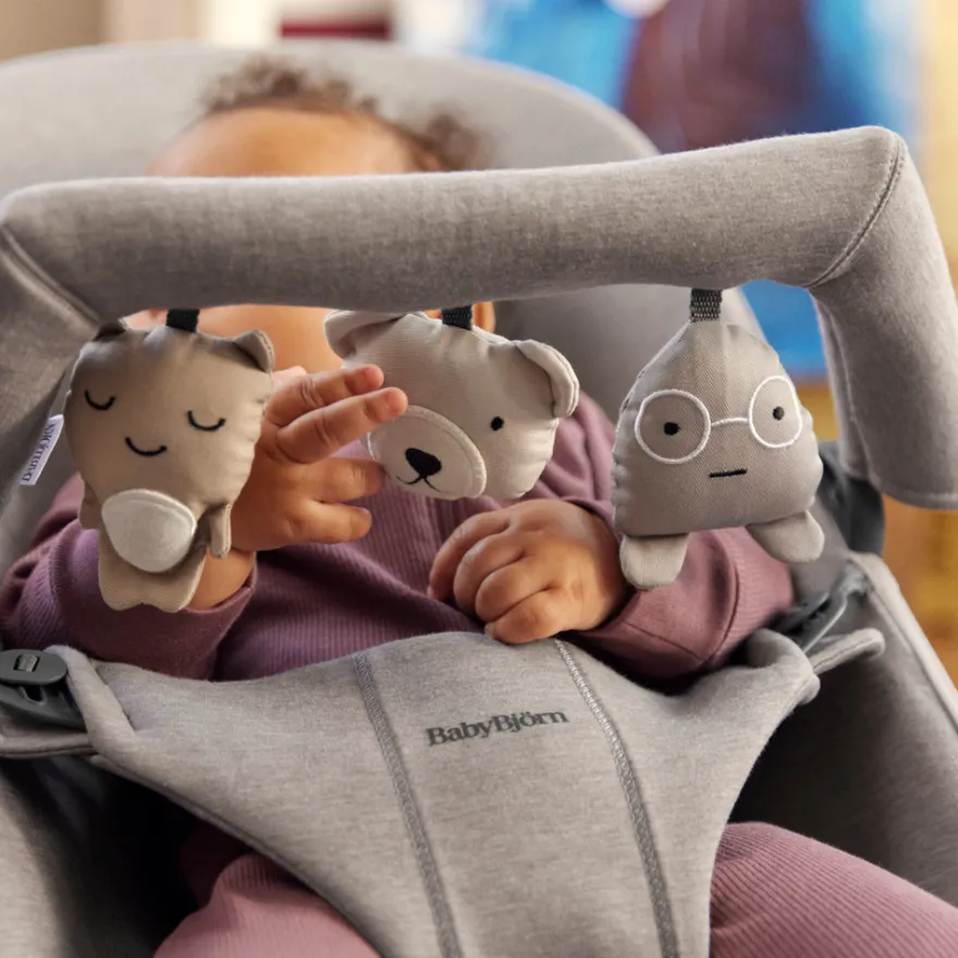 Leksak till Babysitter - Mjuka vänner, Beige/Grå