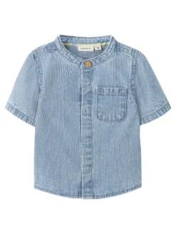 Leo Denim Skjorta - Light Blue Denim