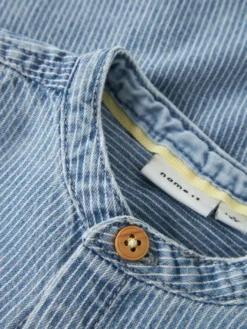 Leo Denim Skjorta - Light Blue Denim