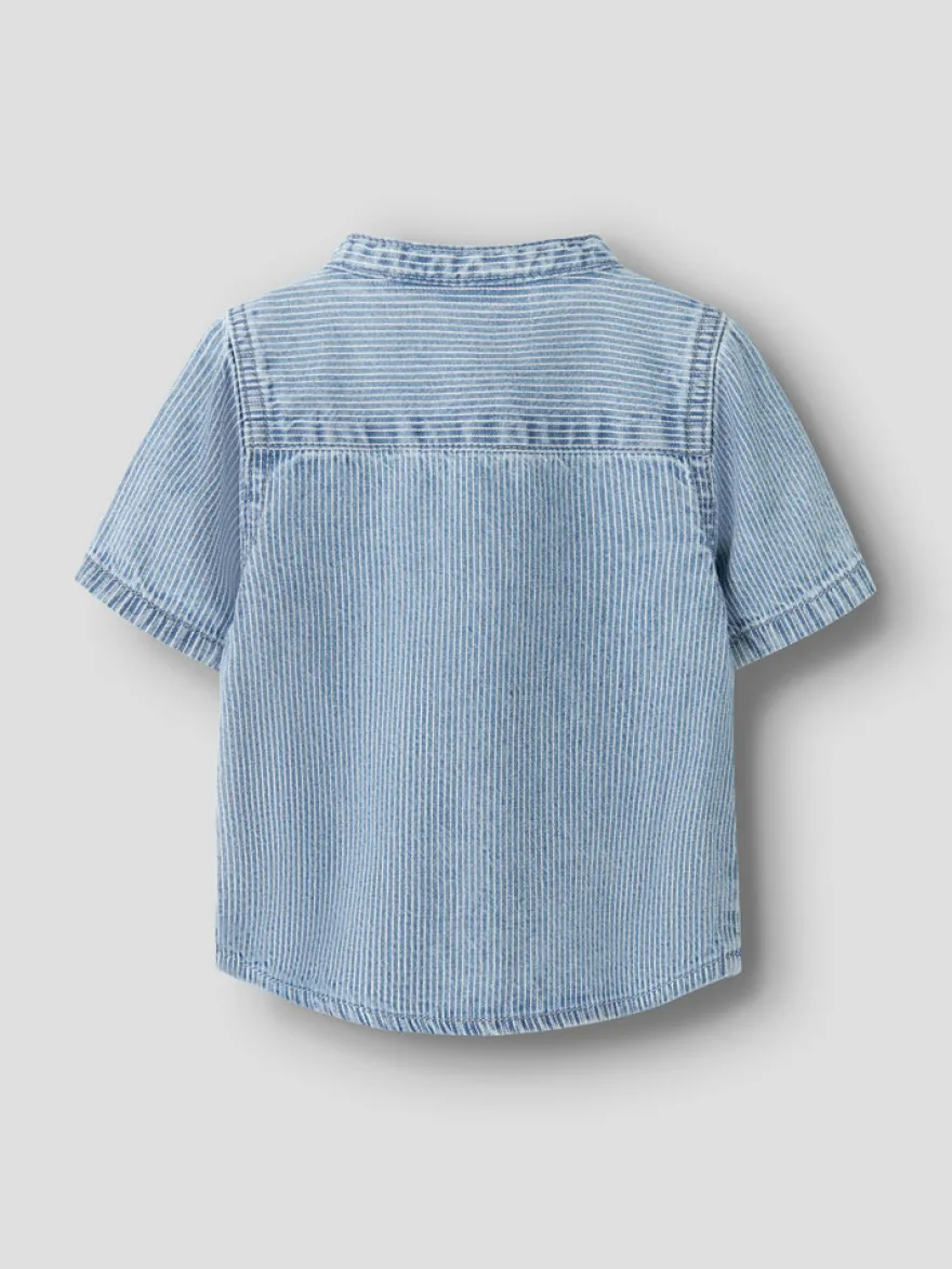 Leo Denim Skjorta - Light Blue Denim