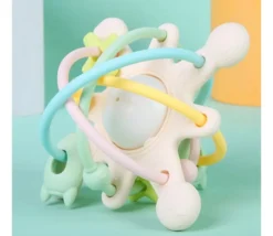 Le Toft Aktivitetsleksak m. Skallror Silikon - Pastel
