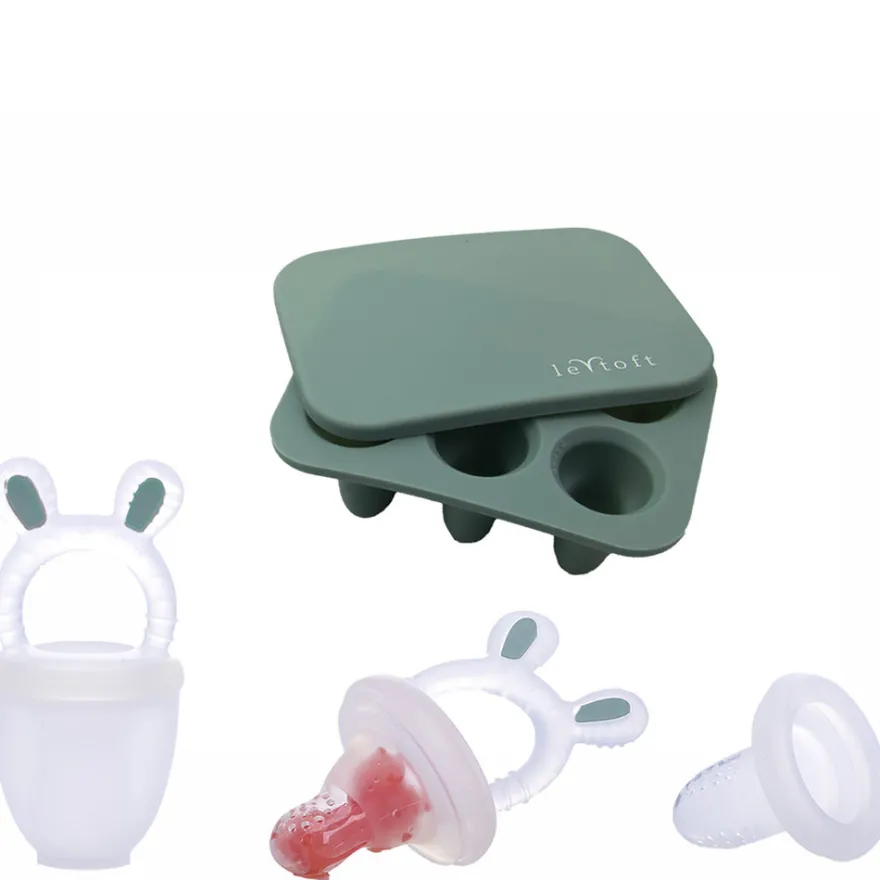 Le Toft Smaknapp Med Mini Frysform - Smokey Green