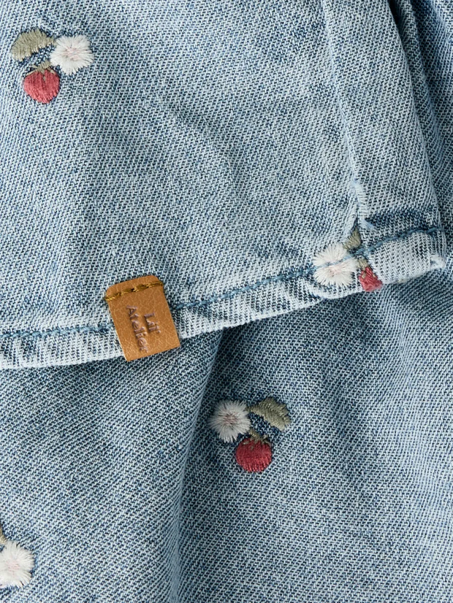 Lil' Atelier Funda Jeansklänning - Medium Blue Denim