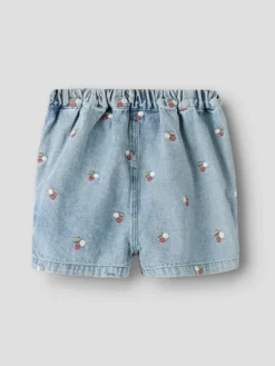 Lil' Atelier Funda Shorts - Medium Blue Denim