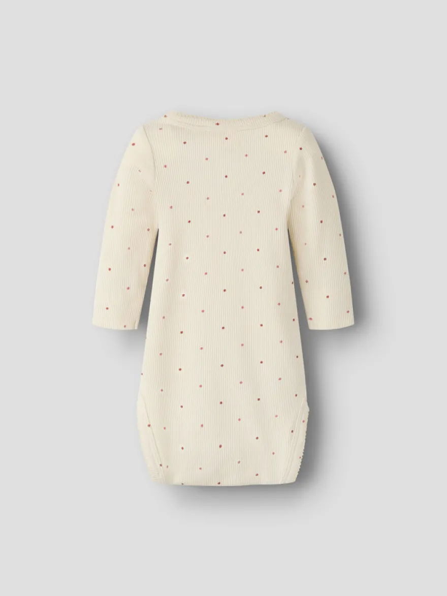 Lil' Atelier Gago Kos Långärmad Slim Body - Turtledove