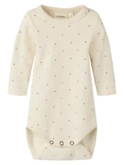 Lil' Atelier Gago Kos Långärmad Slim Body - Turtledove