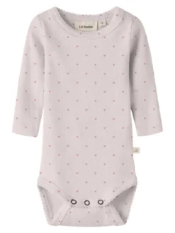 Lil' Atelier Gago Långärmad Body Slim - Hushed Violet