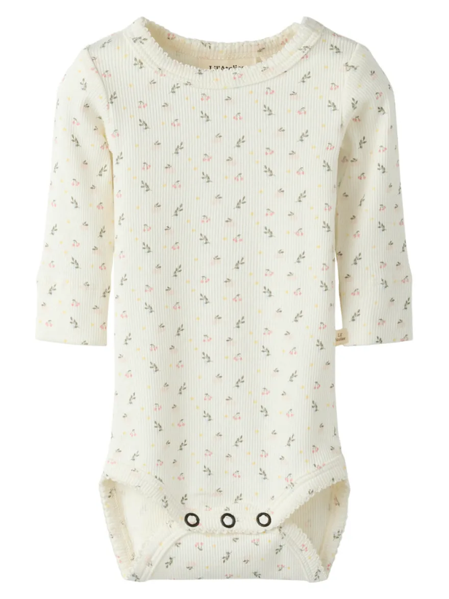 Lil' Atelier Gago Långärmad Body Slim - Coconut Milk
