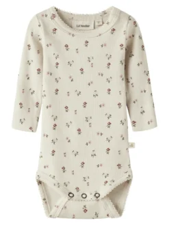 Lil' Atelier Gago Långärmad Body Slim - Turtledove