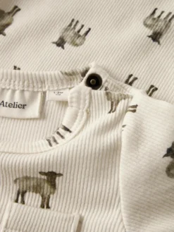 Lil' Atelier Gavo Eko Långärmad Slim Body - Turtledove