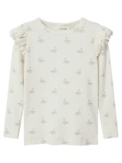 Lil' Atelier Gavo Eko Långärmad Tröja - Pastel Parchment