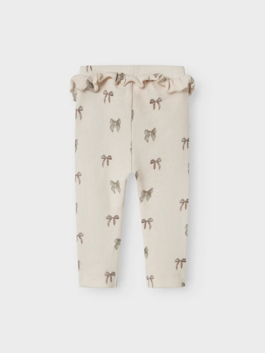 Lil' Atelier Gavo Slim Leggings - Silver Peo
