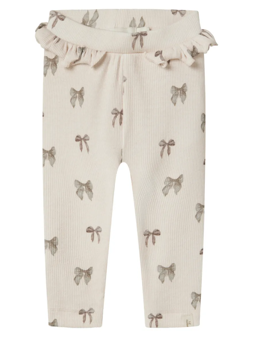 Lil' Atelier Gavo Slim Leggings - Silver Peo