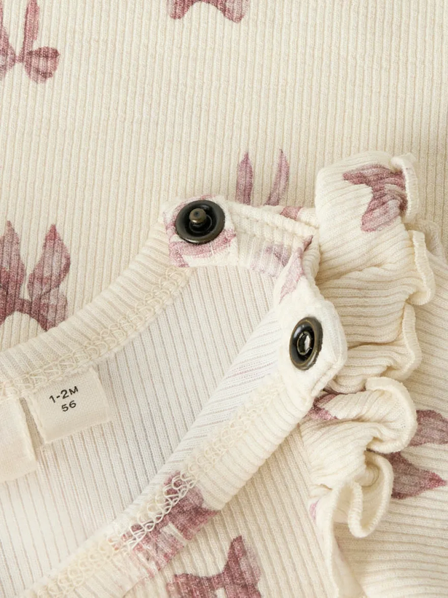 Lil' Atelier Gavo Slim Långärmad Body - Turtledove