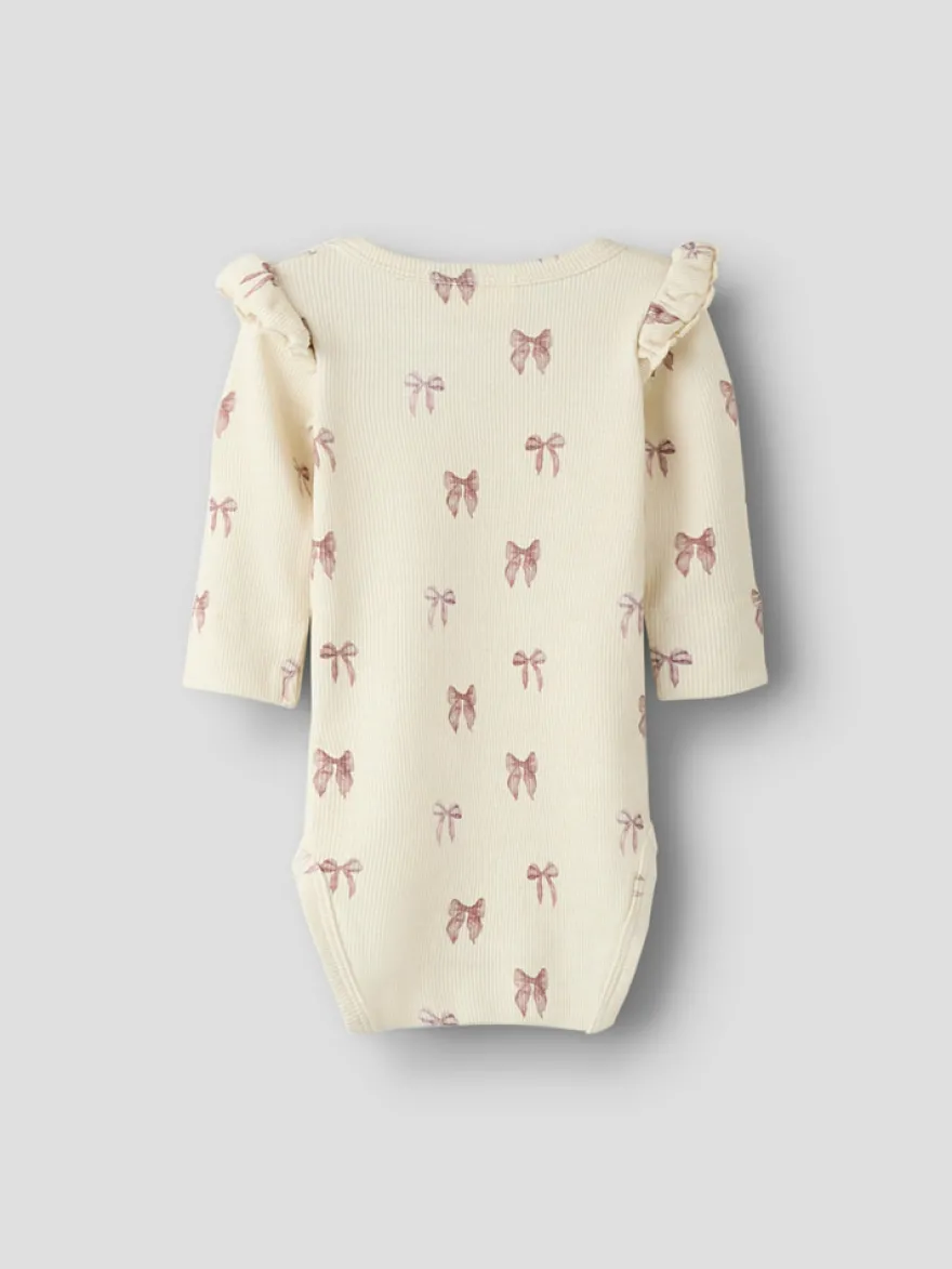 Lil' Atelier Gavo Slim Långärmad Body - Turtledove