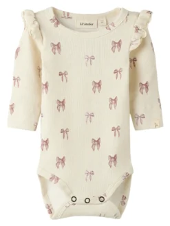 Lil' Atelier Gavo Slim Långärmad Body - Turtledove