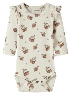 Lil' Atelier Gayo Kep Långärmad Slim Body - Turtledove