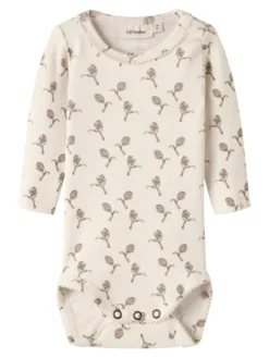 Lil' Atelier Gayo Sig Långärmad Slim Body - Turtledove