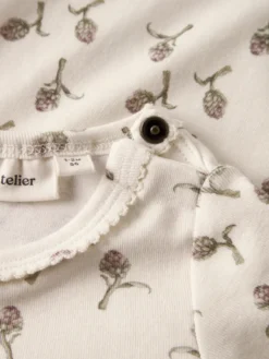 Lil' Atelier Gayo Sig Långärmad Slim Body - Turtledove