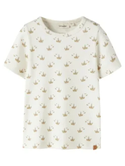 Lil' Atelier Gayo Sor T-Shirt - Coconut Milk