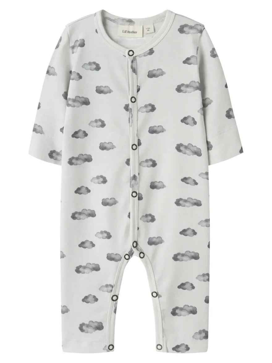 Lil' Atelier Gio Jumpsuit - Glacier Gray