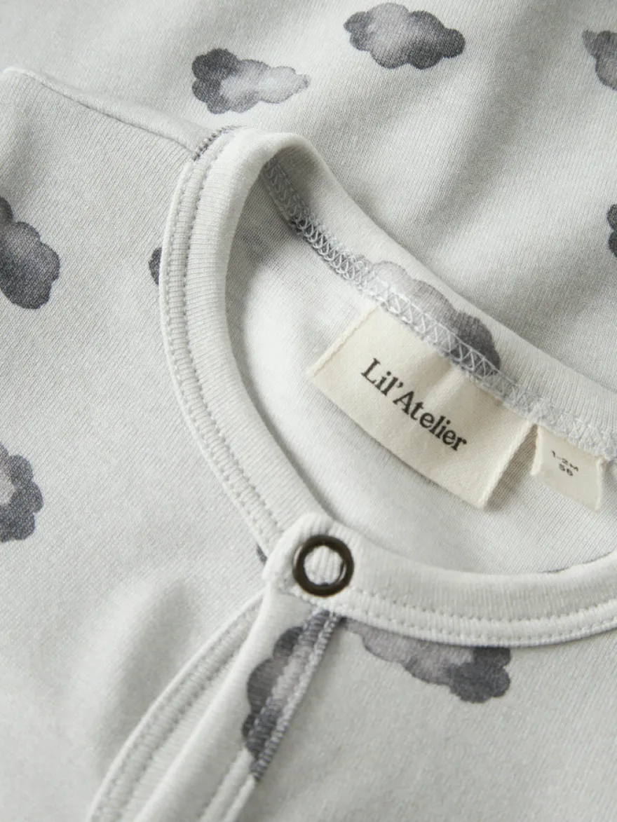 Lil' Atelier Gio Jumpsuit - Glacier Gray