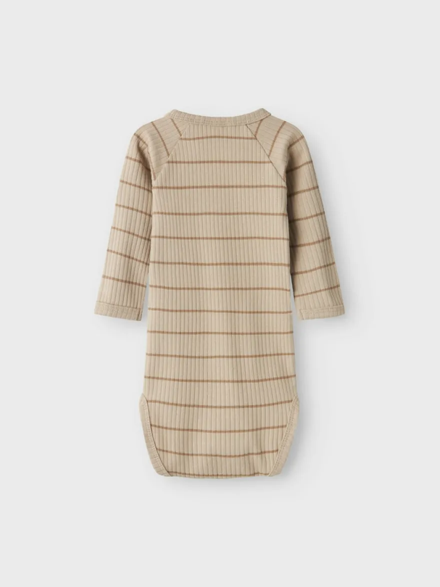 Lil' Atelier Kail Slim Långärmad Body - Pure Cashmere