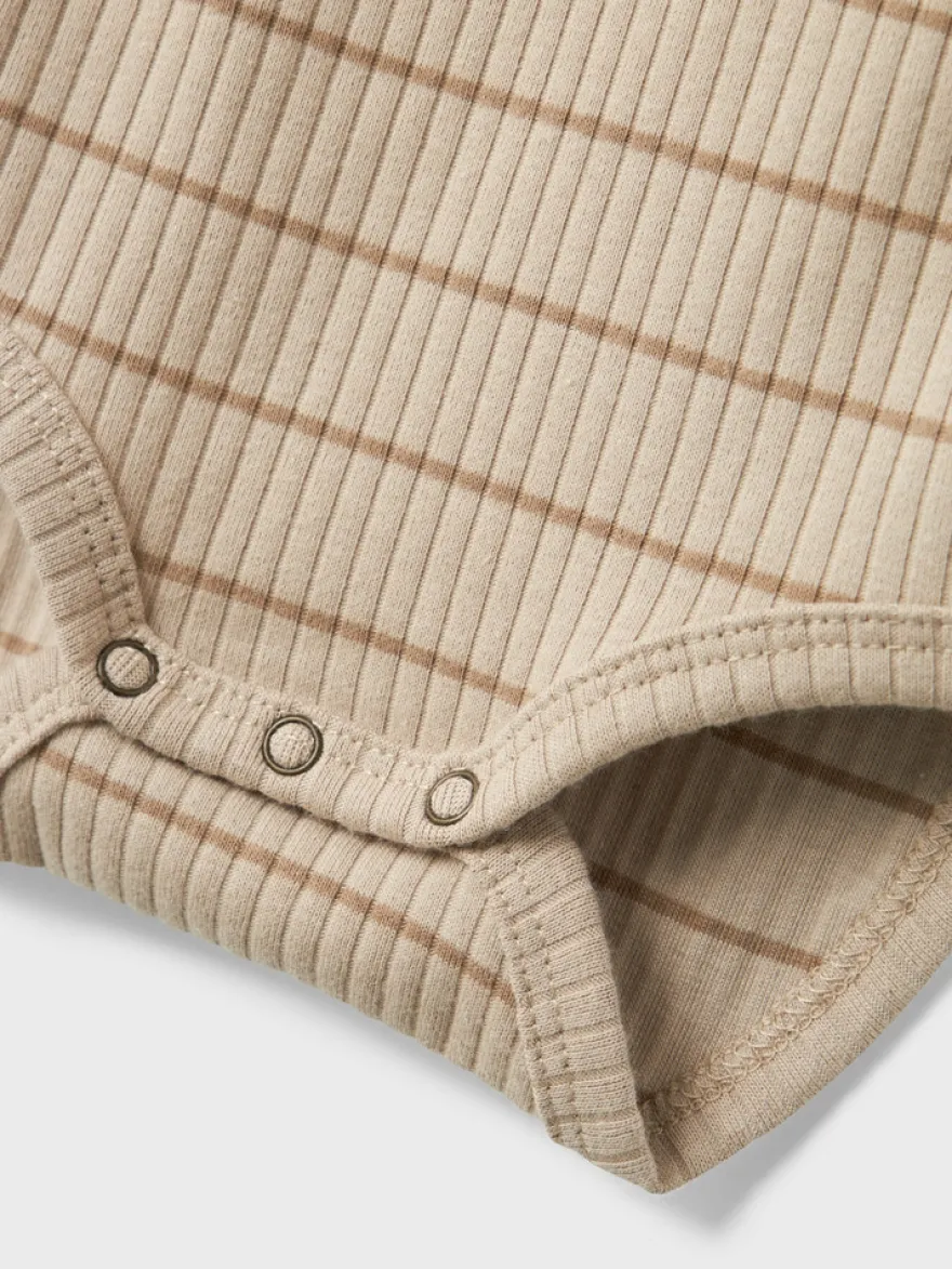 Lil' Atelier Kail Slim Långärmad Body - Pure Cashmere