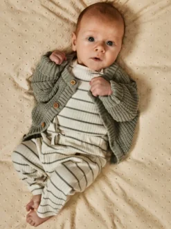 Lil' Atelier Kail Slim Långärmad Body - Coconut Milk