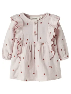 Lil' Atelier Kamma Långärmad Body Klänning - Hushed Violet