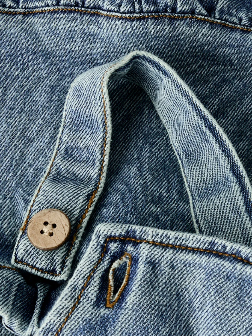 Lil' Atelier Karole Denim Klänning - Medium Blue Denim