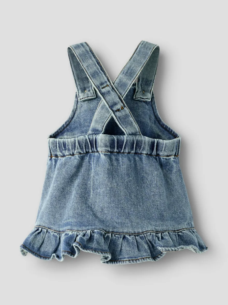 Lil' Atelier Karole Denim Klänning - Medium Blue Denim