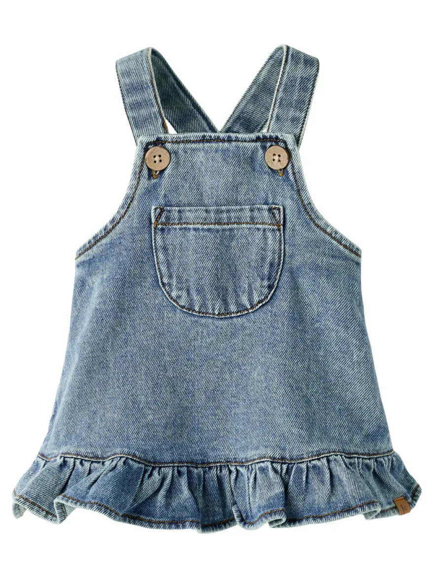 Lil' Atelier Karole Denim Klänning - Medium Blue Denim