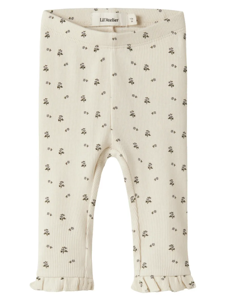 Lil' Atelier Lago Mer Slim Leggings - Turtledove