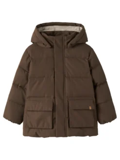 Lil' Atelier Lamedow03 Puffer Jacka - Dark Earth
