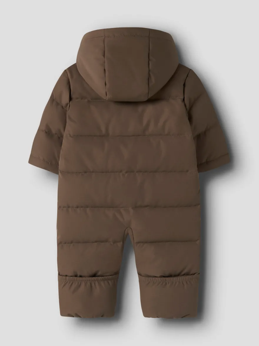 Lil' Atelier Lamedow03 Puffer Overall - Dark Earth