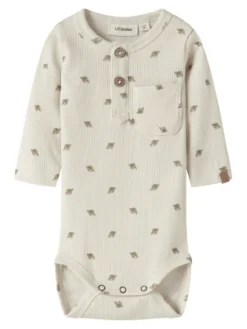 Lil' Atelier Lavo Långärmad body - Turtledove
