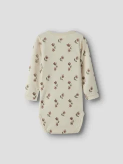 Lil' Atelier Nilo Nun Långärmad Ull Slim Body - Turtledove